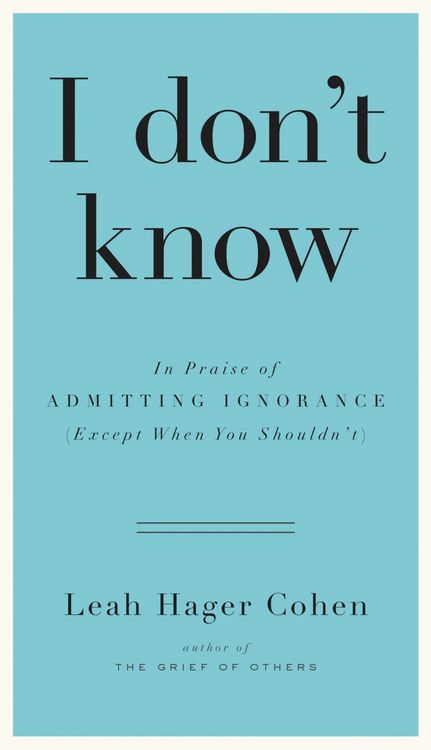 Produktbild: I don't know