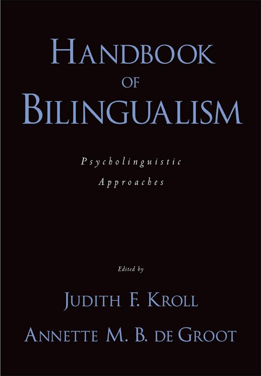 Produktbild: Handbook of Bilingualism