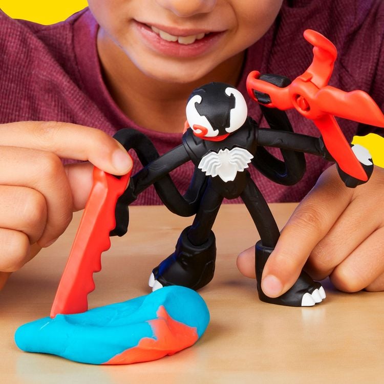 Produktbild: Hasbro F98275L0 - Play-Doh Marvel Spider-Man Netz-Action Knetset