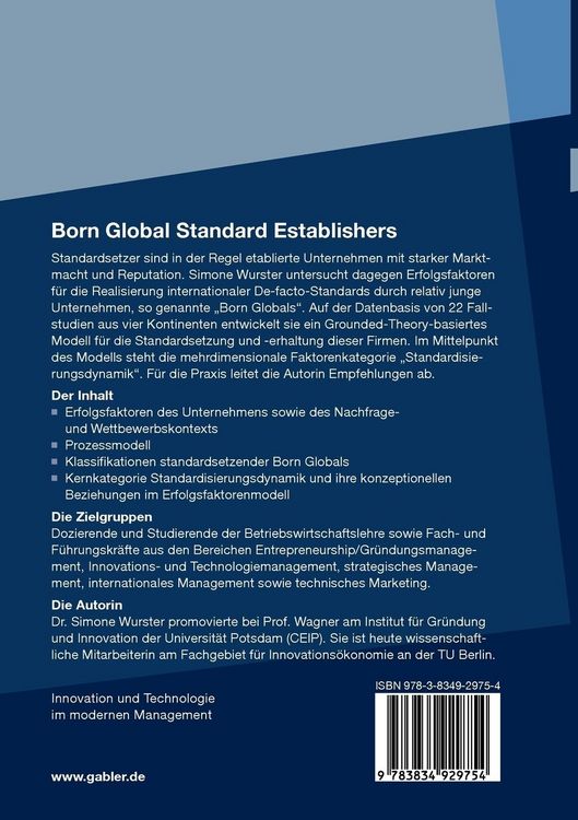 Produktbild: Born Global Standard Establishers