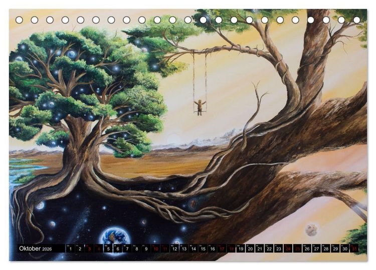 Produktbild: Im Traum ein Baum (Tischkalender 2026 DIN A5 quer), CALVENDO Monatskalender