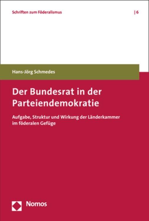Bild vom Artikel Der Bundesrat in der Parteiendemokratie vom Autor Hans-Jörg Schmedes