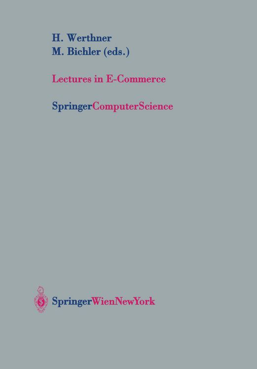 Produktbild: Lectures in E-Commerce