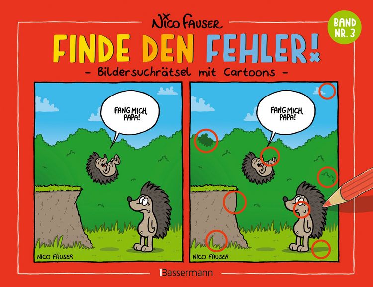 Produktbild: Finde den Fehler - Band Nr.3 - Bildersuchr&auml;tsel mit Cartoons