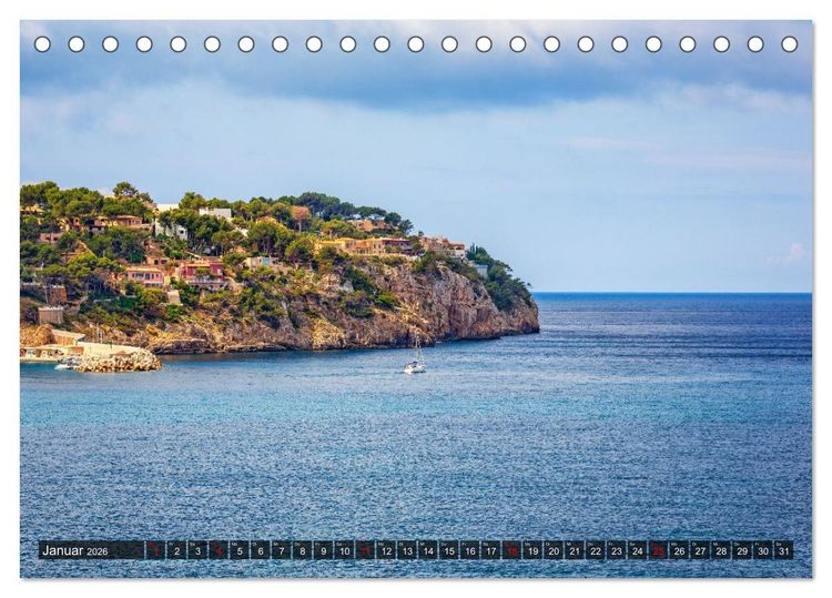 Produktbild: Mallorca - Mediterranes Flair (Tischkalender 2026 DIN A5 quer), CALVENDO Monatskalender