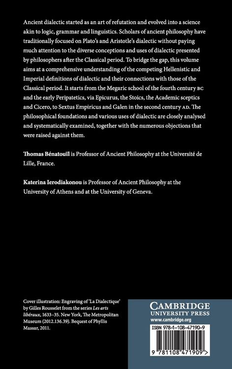 Produktbild: Dialectic after Plato and Aristotle