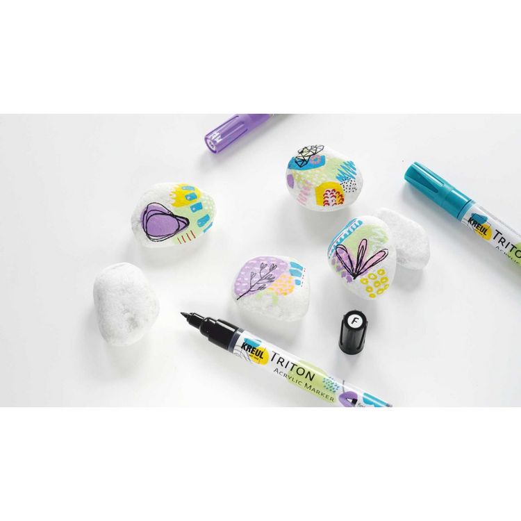 Produktbild: KREUL Triton Acrylic Marker edge 6er Set