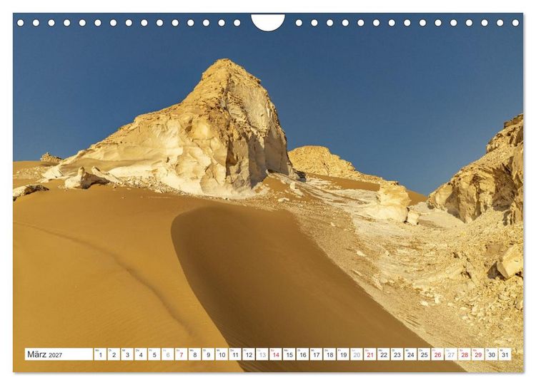 Produktbild: &Auml;gypten - die Weisse W&uuml;ste (Wandkalender 2027 DIN A4 quer), CALVENDO Monatskalender
