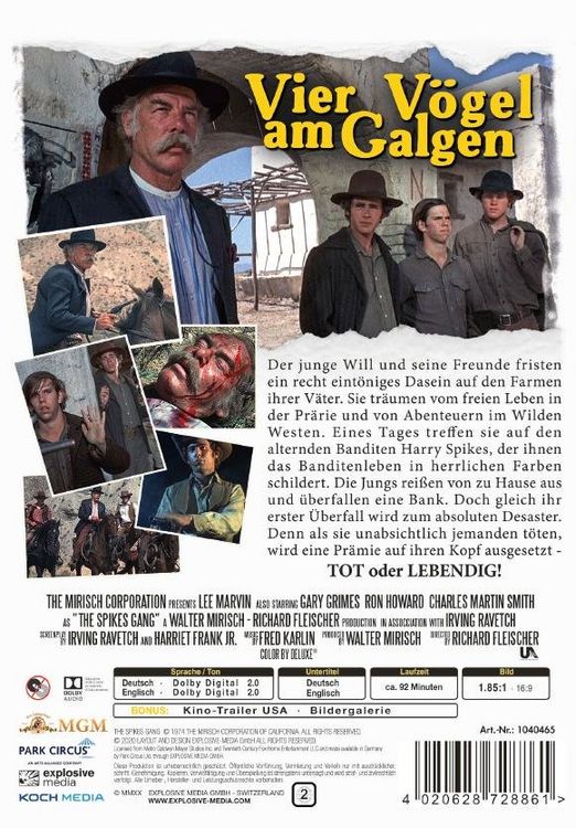 Produktbild: Vier V&ouml;gel am Galgen (The Spikes Gang)