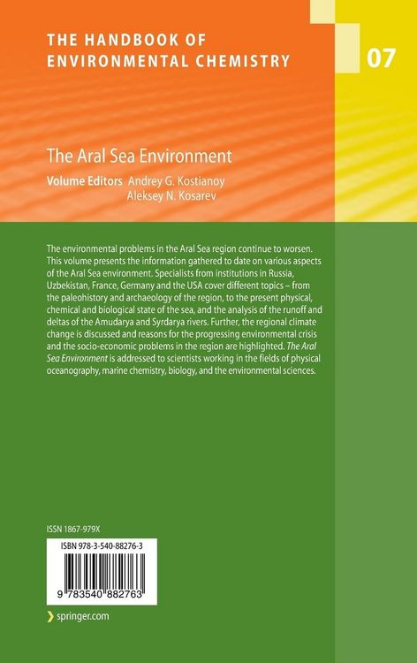Produktbild: The Aral Sea Environment