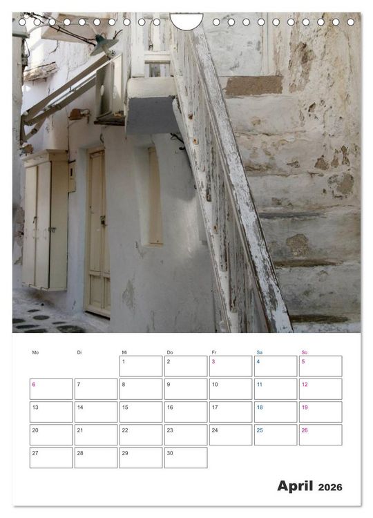 Produktbild: Griechisches Allerlei (Wandkalender 2026 DIN A4 hoch), CALVENDO Monatskalender