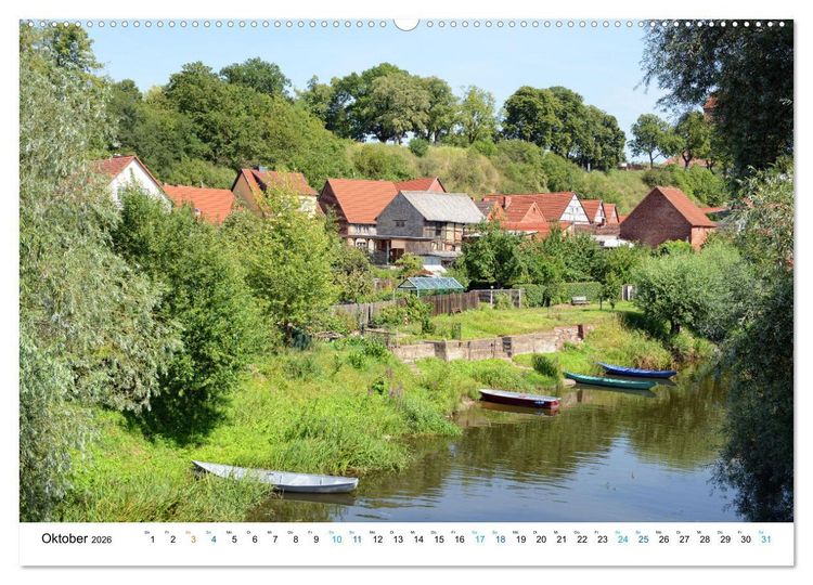Produktbild: Die Havel entlang - Brandenburg, Rathenow, Havelberg (Wandkalender 2026 DIN A2 quer), CALVENDO Monatskalender