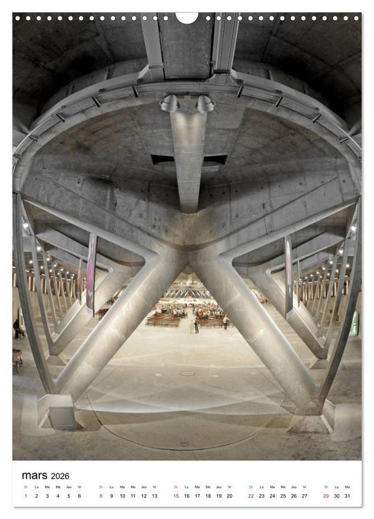 Produktbild: LOURDES Patrimoine (Calendrier mural 2026 DIN A3 horizontal), CALVENDO calendrier mensuel