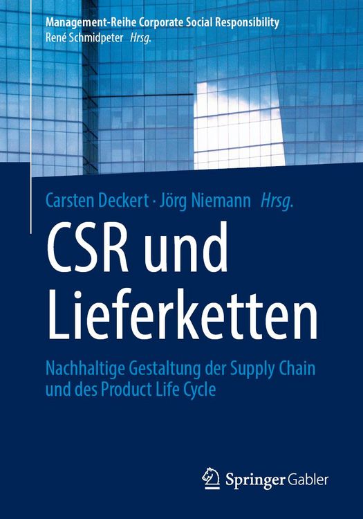 Produktbild: CSR und Lieferketten