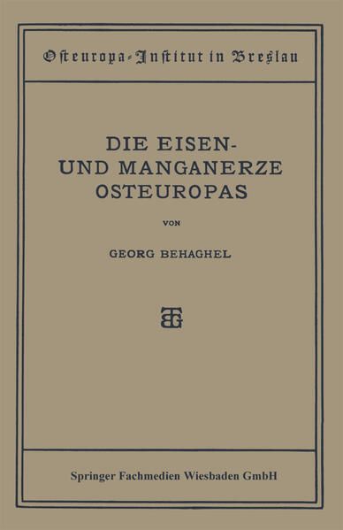 Produktbild: Die Eisen- und Manganerze Osteuropas
