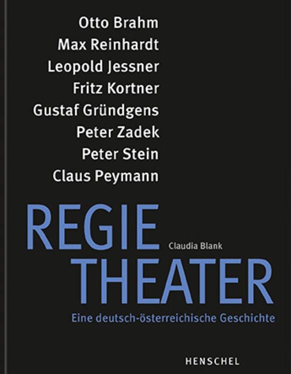 Produktbild: Regietheater. Eine deutsch-&ouml;sterreichische Geschichte