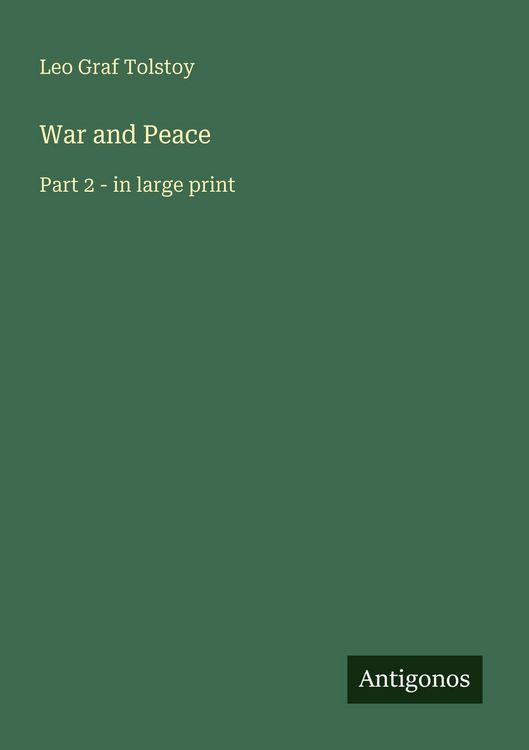 Produktbild: War and Peace