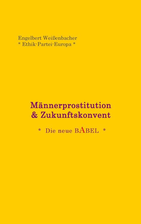 Produktbild: M&auml;nnerprostitution & Zukunftskonvent