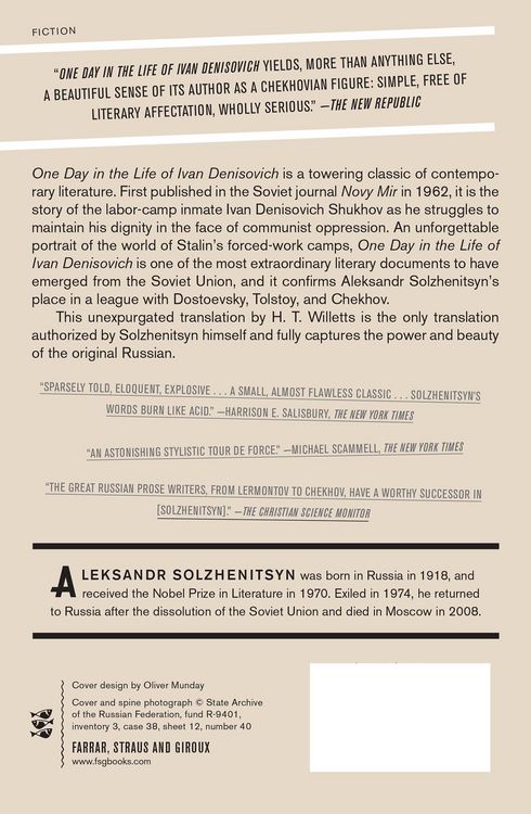 Produktbild: One Day in the Life of Ivan Denisovich