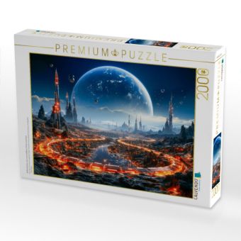 Produktbild: CALVENDO Puzzle Wolkenkratzer, die unvorstellbare H&ouml;hen erreichen | 2000 Teile Lege-Gr&ouml;&szlig;e 90x67cm Foto-Puzzle f&uuml;r gl&uuml;ckliche Stunden