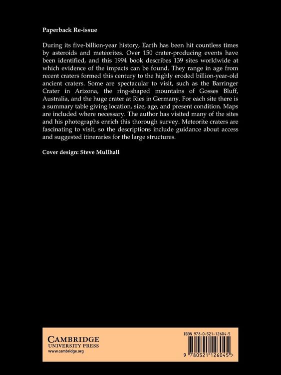 Produktbild: Meteorite Craters and Impact Structures of the Earth