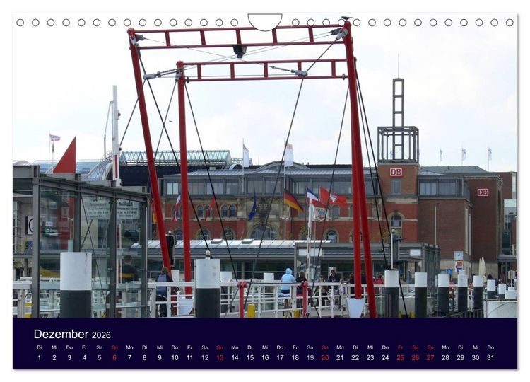Produktbild: Rund um die Kieler F&ouml;rde (Wandkalender 2026 DIN A4 quer), CALVENDO Monatskalender