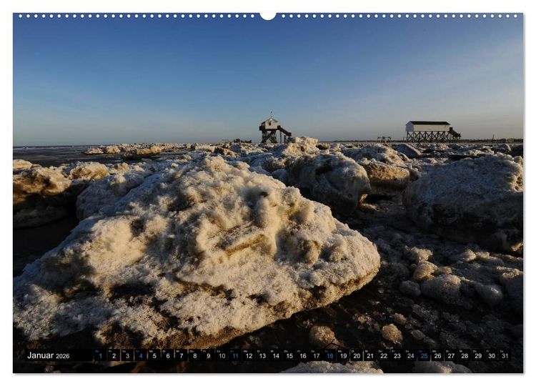 Produktbild: St. Peter Ording (hochwertiger Premium Wandkalender 2026 DIN A2 quer), Kunstdruck in Hochglanz