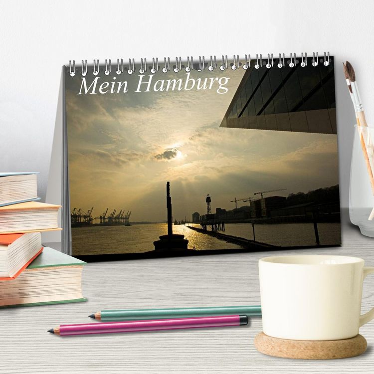 Produktbild: Mein Hamburg (Tischkalender 2026 DIN A5 quer), CALVENDO Monatskalender