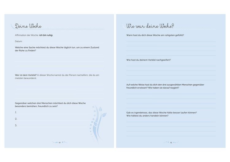 Produktbild: T&auml;glich 5 Minuten der Ruhe - Mein Achtsamkeitstagebuch. F&uuml;r mehr Ruhe und Gelassenheit -