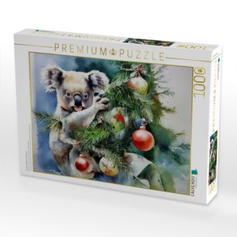 Produktbild: CALVENDO Puzzle Koala im Weihnachtsbaum | 1000 Teile Lege-Gr&ouml;&szlig;e 64x48cm Foto-Puzzle f&uuml;r gl&uuml;ckliche Stunden