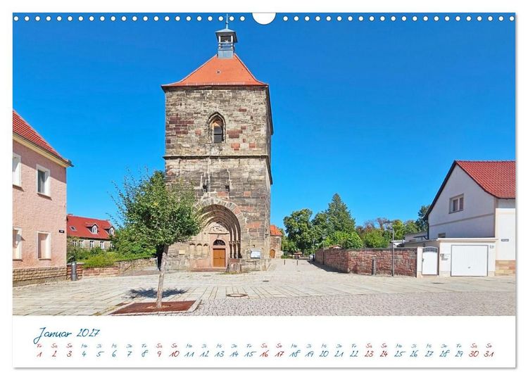 Produktbild: Nebra. Stadt der Himmelsscheibe im Burgenlandkreis (Wandkalender 2027 DIN A3 quer), CALVENDO Monatskalender