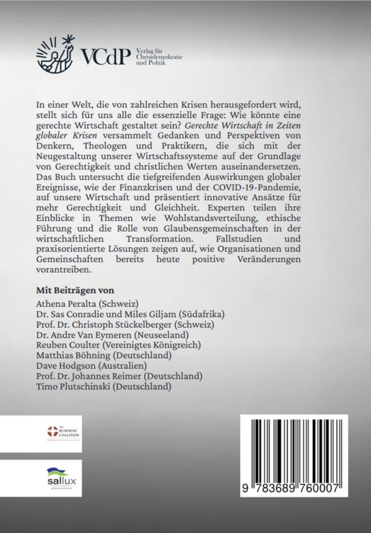 Produktbild: Gerechte Wirtschaft in Zeiten globaler Krisen