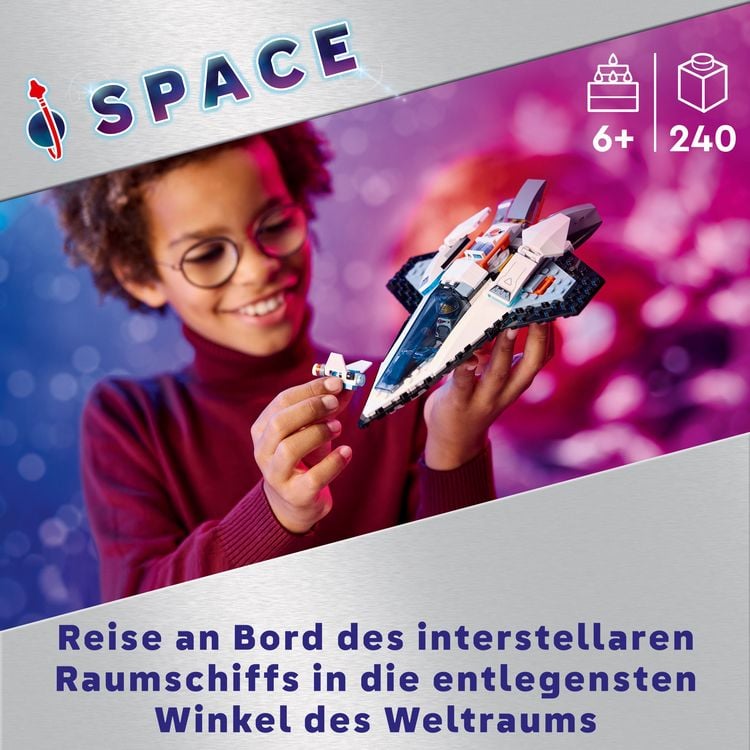 Produktbild: LEGO City 60430 Raumschiff, Weltraum-Spielzeug mit Space Shuttle