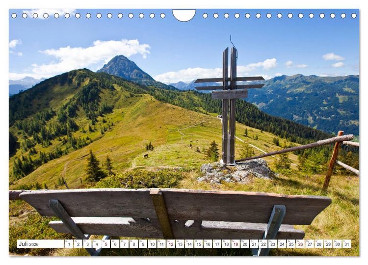 Produktbild: Wagrain Kleinarl im sch&ouml;nen Salzburger Land (Wandkalender 2026 DIN A4 quer), CALVENDO Monatskalender