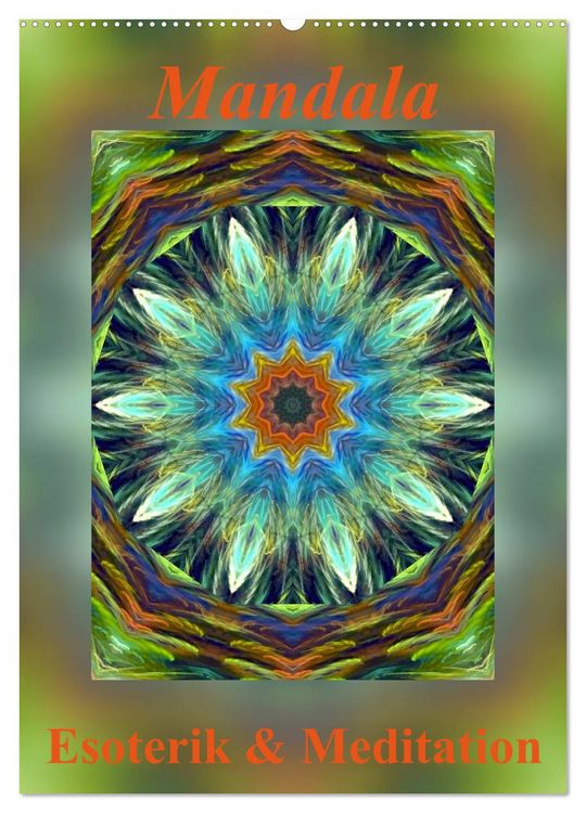 Produktbild: Mandala - Esoterik & Meditation (Wandkalender 2026 DIN A2 hoch), CALVENDO Monatskalender