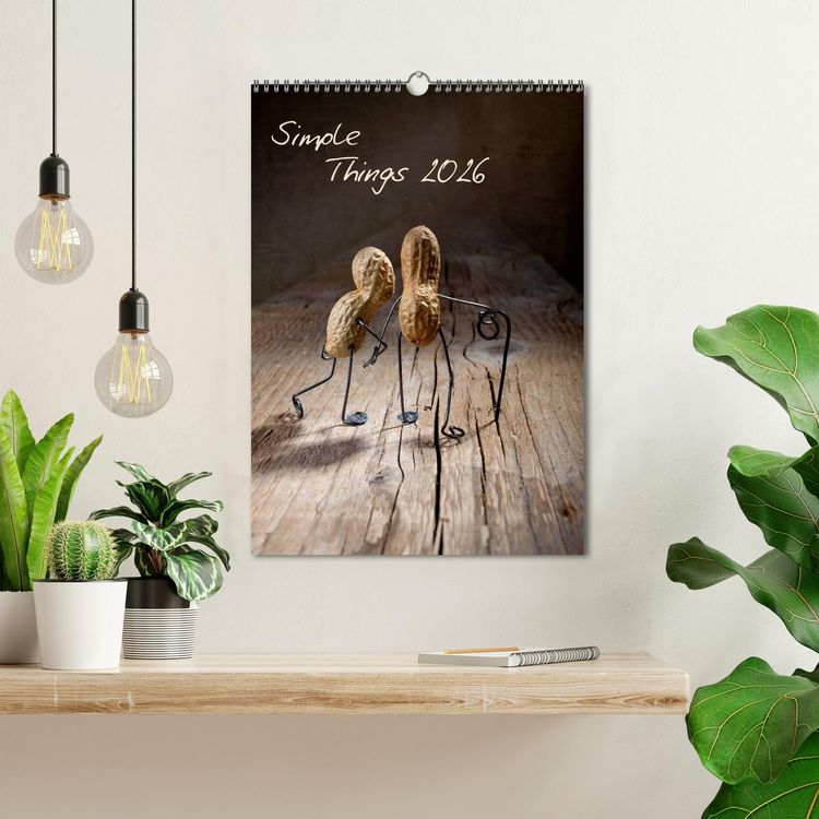 Produktbild: Simple Things 2026 (Wandkalender 2026 DIN A3 hoch), CALVENDO Monatskalender