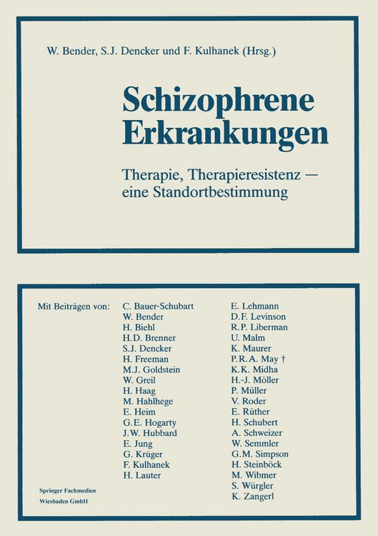 Produktbild: Schizophrene Erkrankungen