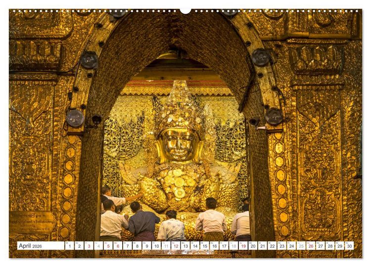 Produktbild: Siddhartha Gautama - Buddha (Wandkalender 2026 DIN A2 quer), CALVENDO Monatskalender