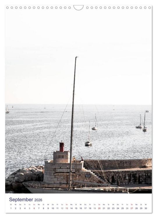 Produktbild: Nizza &ndash; Cote d'Azur 2026 (Wandkalender 2026 DIN A3 hoch), CALVENDO Monatskalender