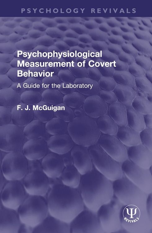 Produktbild: McGuigan, F: Psychophysiological Measurement of Covert Behav
