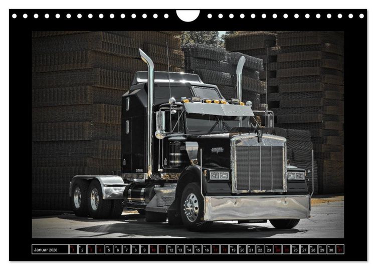 Produktbild: Kenworth W900 PHOTOART (Wandkalender 2026 DIN A4 quer), CALVENDO Monatskalender