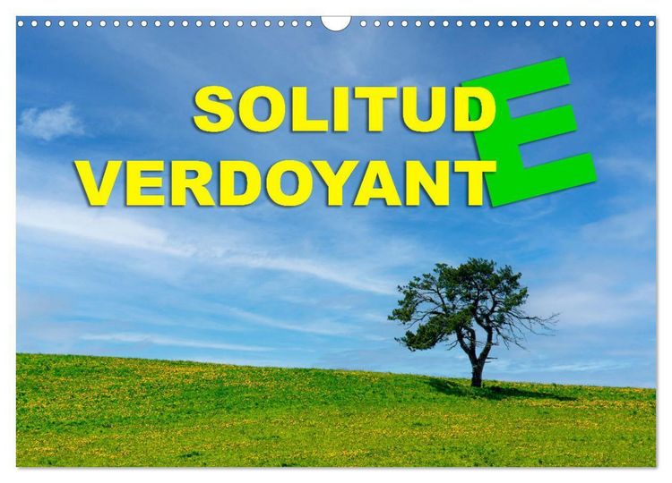 Produktbild: Solitude verdoyante (Calendrier mural 2026 DIN A3 vertical), CALVENDO calendrier mensuel