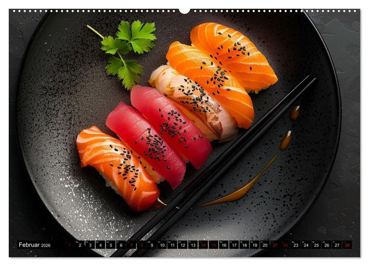Produktbild: Sushi Zauber (Wandkalender 2026 DIN A2 quer), CALVENDO Monatskalender