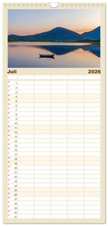 Produktbild: Familienplaner 2026 - Lofoten - Norwegische Trauminseln mit 5 Spalten (Wandkalender, 21 x 45 cm) CALVENDO