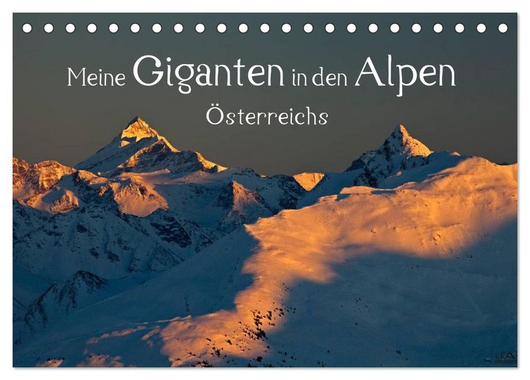 Produktbild: Meine Giganten in den Alpen &Ouml;sterreichs (Tischkalender 2026 DIN A5 quer), CALVENDO Monatskalender