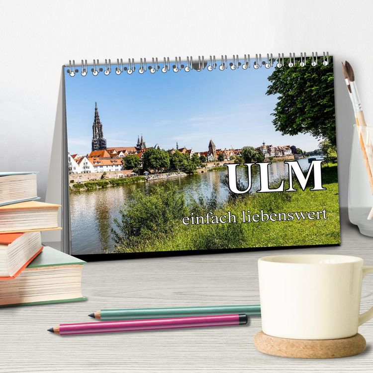 Produktbild: Ulm einfach liebenswert (Tischkalender 2026 DIN A5 quer), CALVENDO Monatskalender