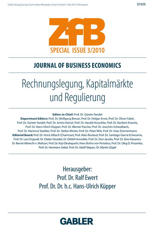 Produktbild: Rechnungslegung, Kapitalm&auml;rkte und Regulierung