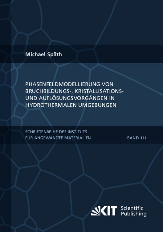 Produktbild: Phasenfeldmodellierung von Bruchbildungs-, Kristallisations- und Aufl&ouml;sungsvorg&auml;ngen in hydrothermalen Umgebungen
