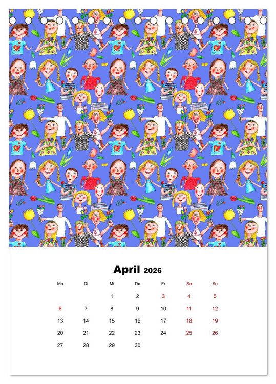Produktbild: MUSTERMACKE (Tischkalender 2026 DIN A5 hoch), CALVENDO Monatskalender