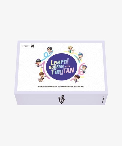Produktbild: Learn! KOREAN With TinyTAN | 2-Book-Set | With Motipen | Korean Learning for Beginners With BTS Voices | Korean Keyboard Stickers | Flash Cards